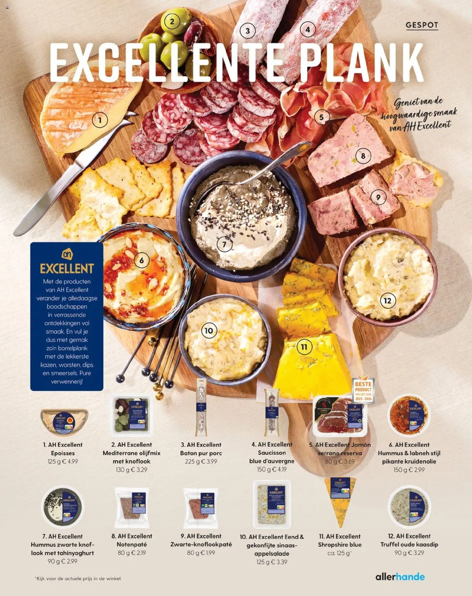 {H1} | Pagina: 112 | Producten: Plank, Knoflook