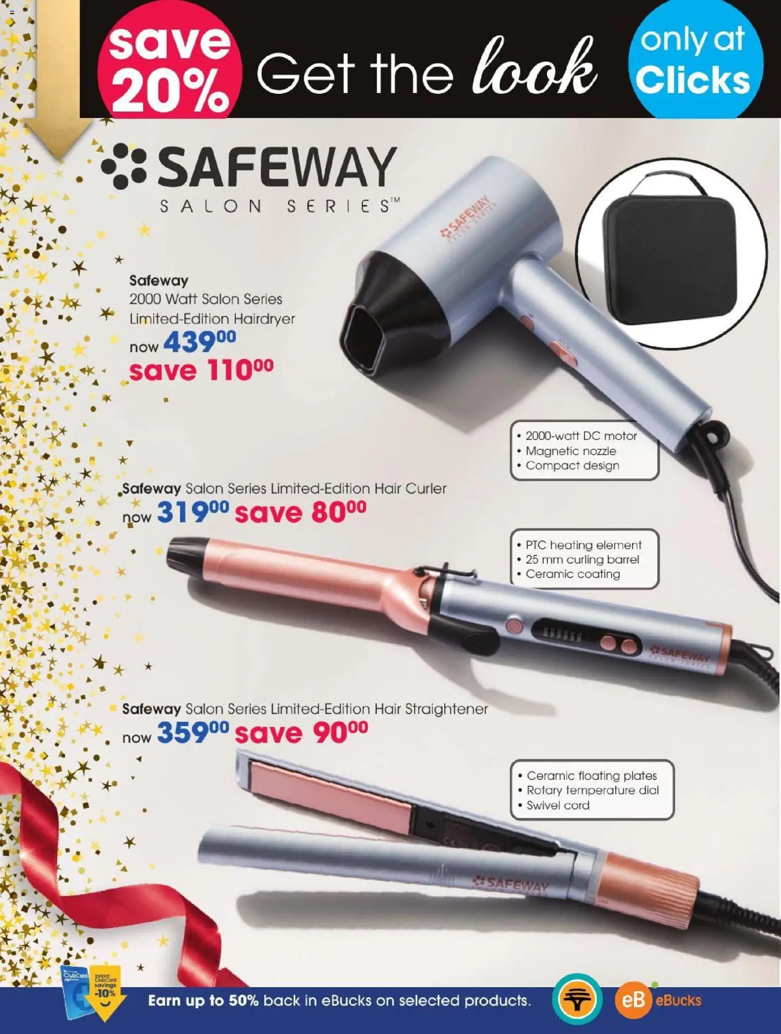 New Clicks catalogue – valid from 27/10/2026 | Page: 62 | Products: Hair straightener