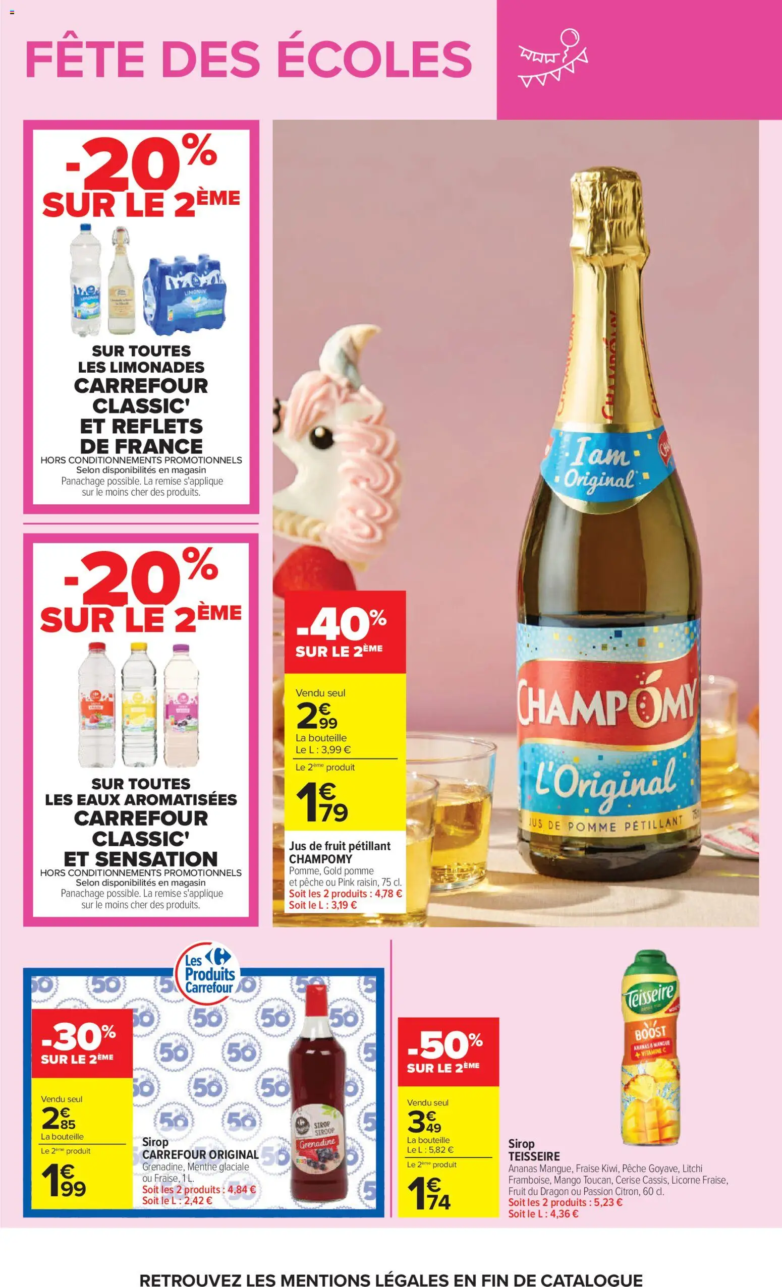 {H1} | Page: 71 | Produits: Fraise, Pomme, Champomy, Jus