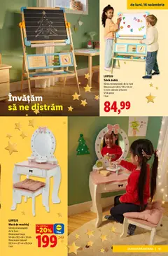 Ofertele Lidl valabile de la 02.11.2026 | Pagină: 41 | Produse: Tablă, Masă, Taburet, Burete