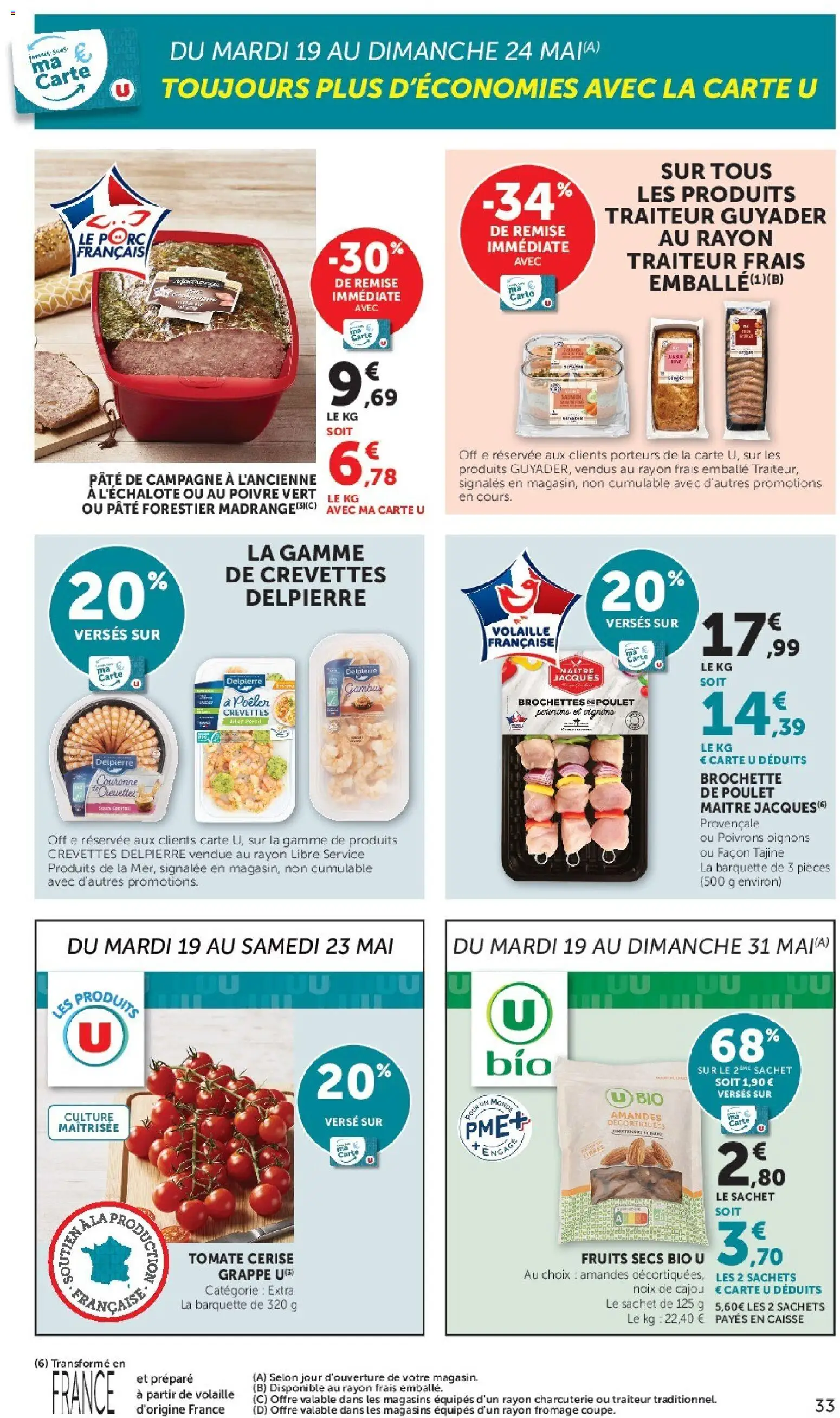 {H1} | Page: 33 | Produits: Persil, Tomate cerise, Noix, Fruits secs