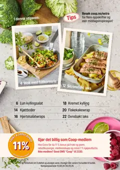 Forhåndsvisning av Coop Extra Middagsdisken sunn hverdag gyldig fra 09/08/2026 | Side: 3