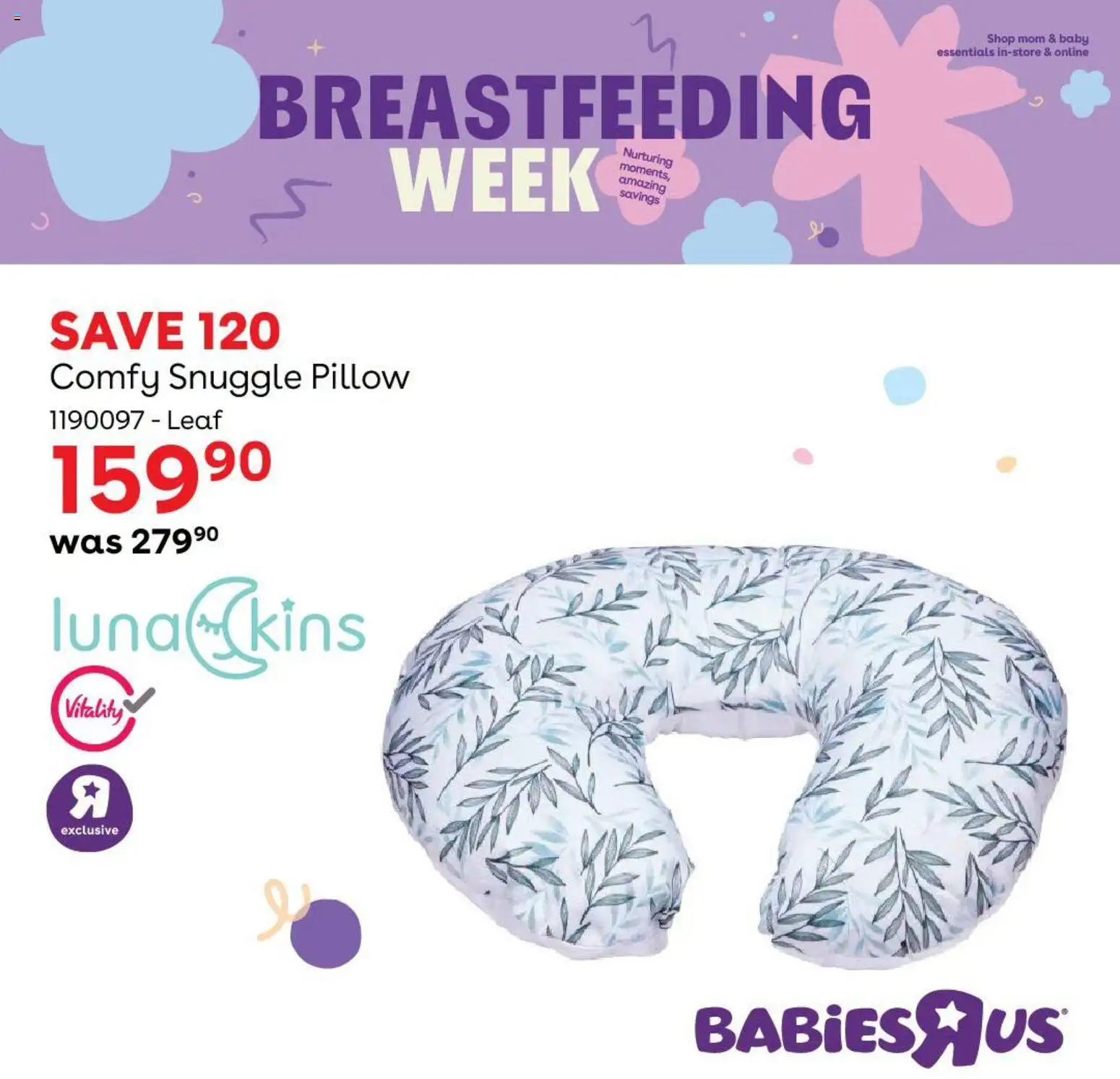 New Babies R Us catalogue – valid from 01/08/2026 | Page: 9 | Products: Pillow