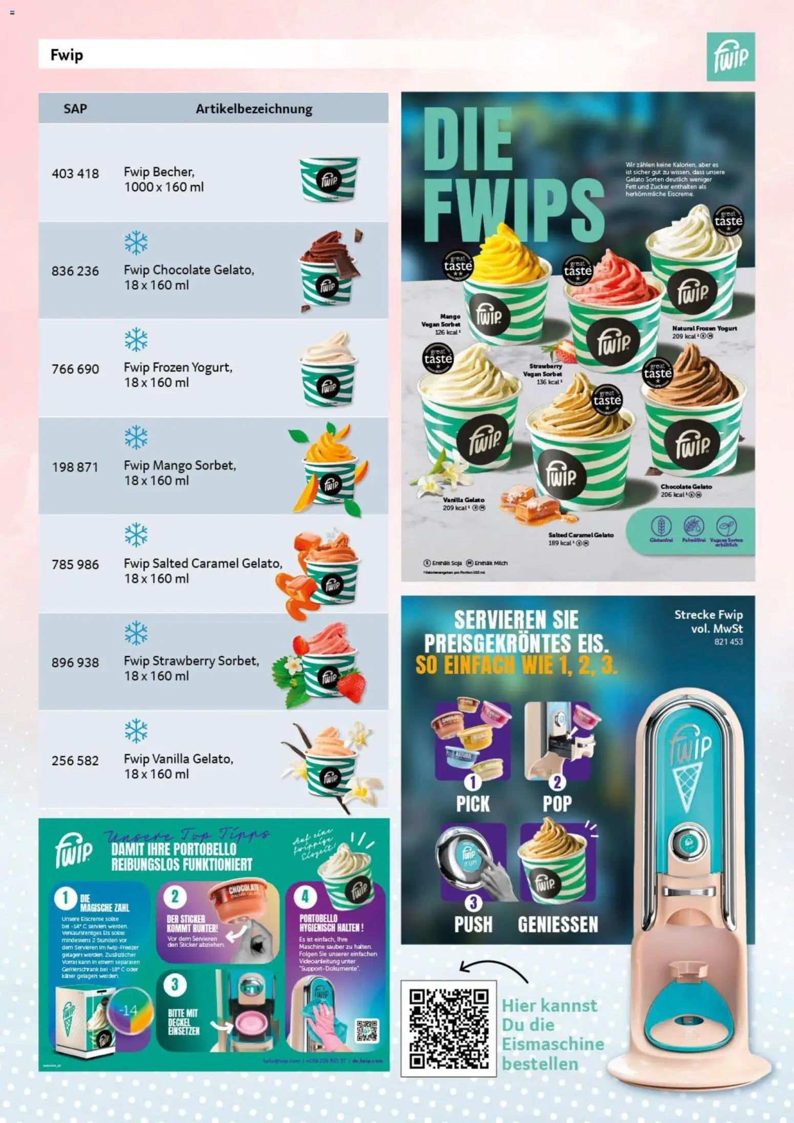 Selgros Impuls Eis – gültig ab 20.07.2026 | Seite: 8 | Produkte: Milch, Eiscreme, Zucker, Mango
