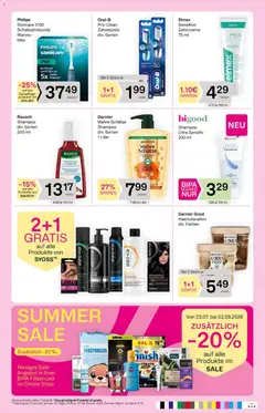Bipa Flugblatt ab 06.08.2026 gültig | Seite: 6 | Produkte: Shampoo, Haarfarbe, Zahnbürste