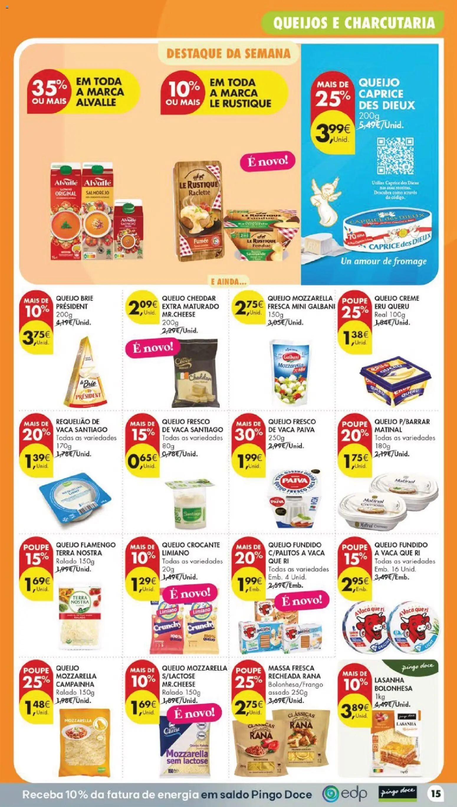 Pingo Doce folheto │ válido de 11/08/2026 | Página: 17 | Produtos: Queijo creme, Requeijão, Massa, Creme