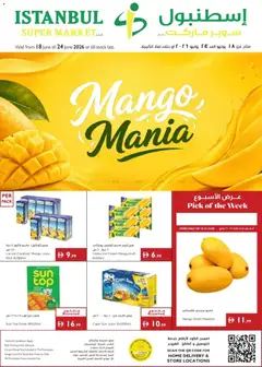 Preview of Istanbul Supermarket catalogue valid from 18.06.2026