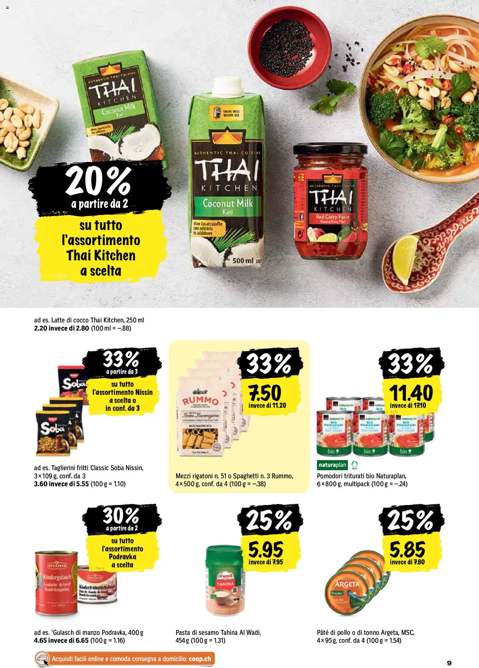 Coop aktionen IT – gültig ab 11.06.2026 | Seite: 9 | Produkte: Pasta