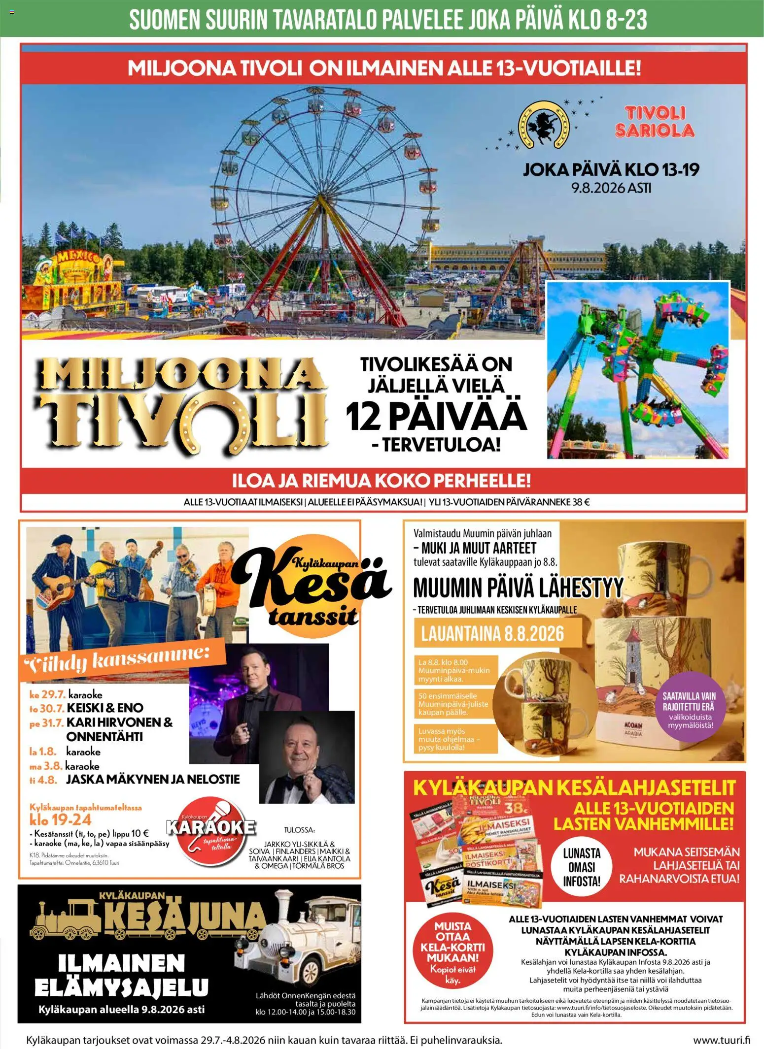 Tuuri tarjoukset – voimassa 29/07/2026 alkaen | Sivu: 2 | Tuotteet: Juliste, Muki, Voi