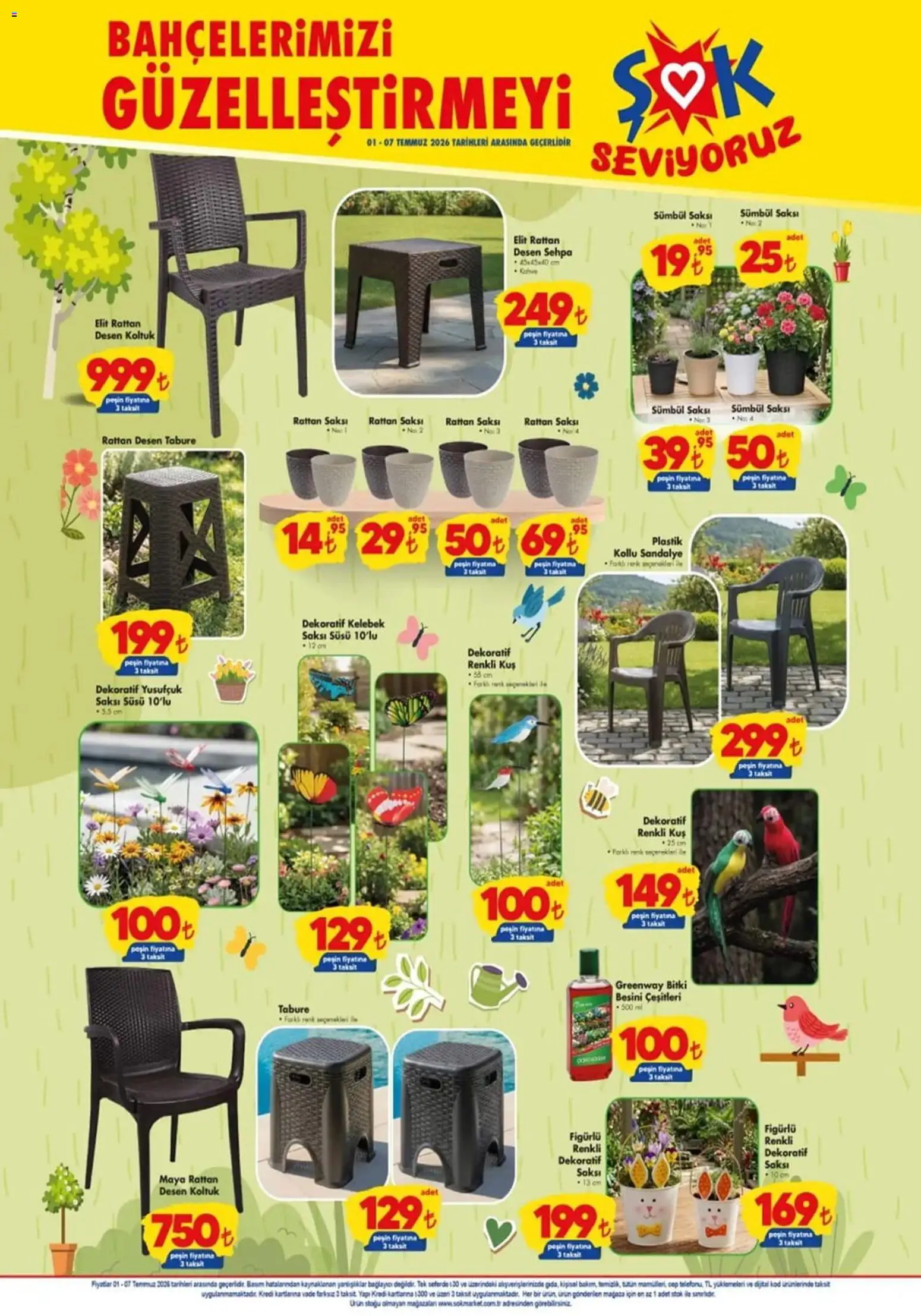 Şok Market Katalog - 01 Temmuz 2026 tarihinden itibaren geçerlidir | Sayfa: 4 | Ürünler: Koltuk, Sandalye, Saksı, Bağlayıcı
