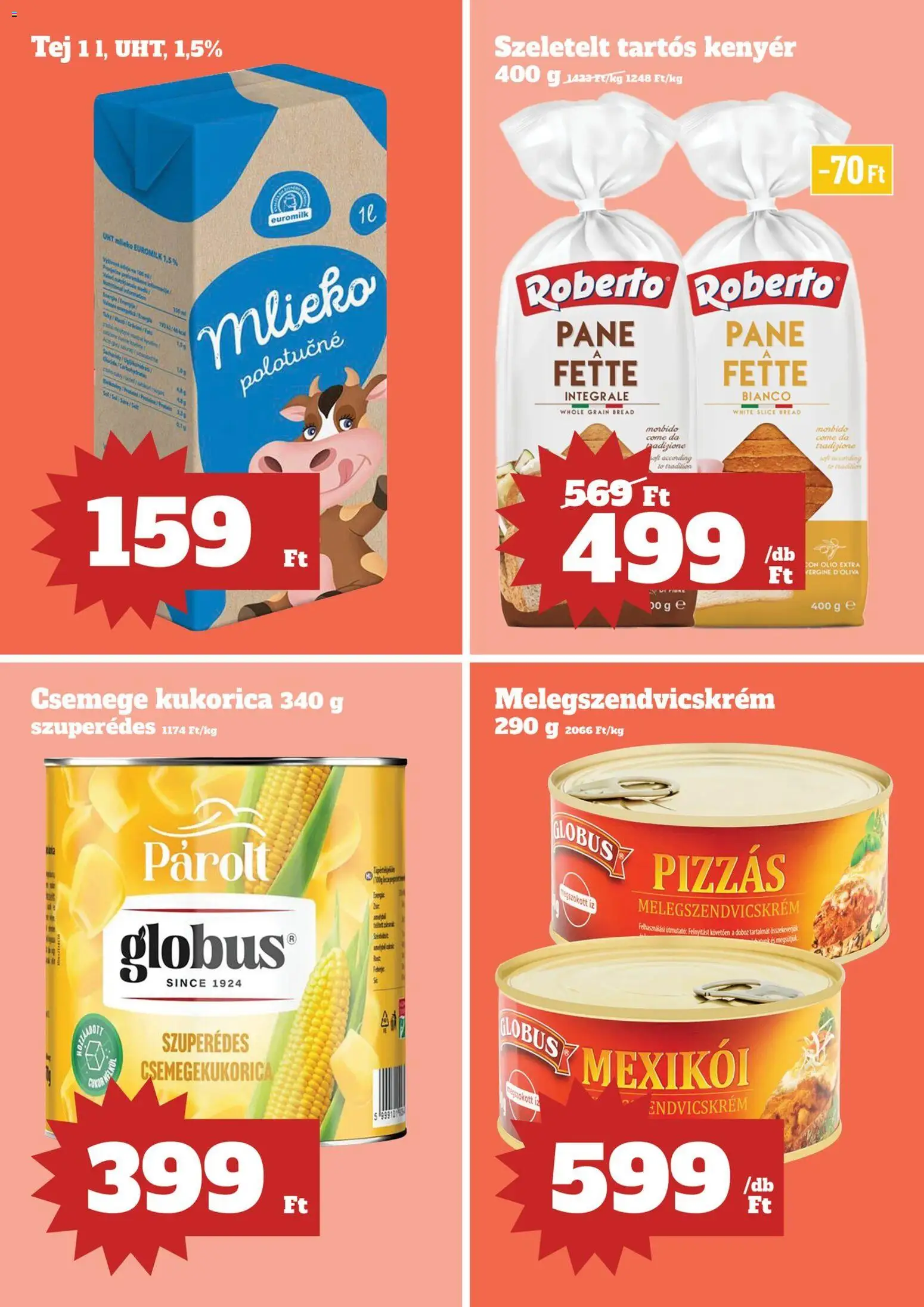 Family Diszkont akciós ujság - amely érvényes a következő dátumtól: 04.06.2026 | Oldal: 11 | Termékek: Csemegekukorica, Melegszendvicskrém, Tej, Kenyér