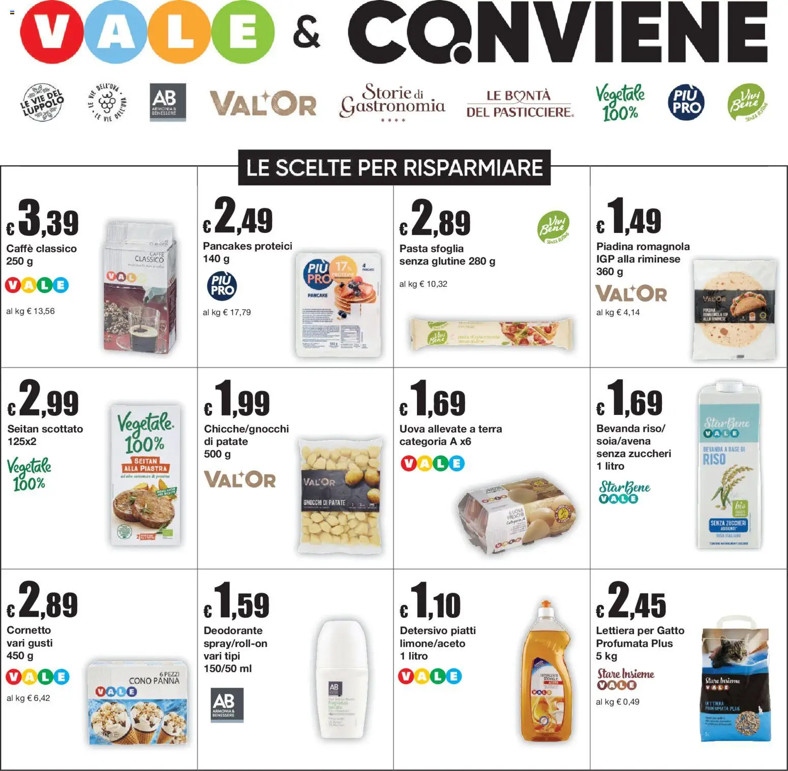 Volantino Sì con Te del 04.06.2026 | Pagina: 10 | Prodotti: Uova, Deodorante, Cornetto, Seitan
