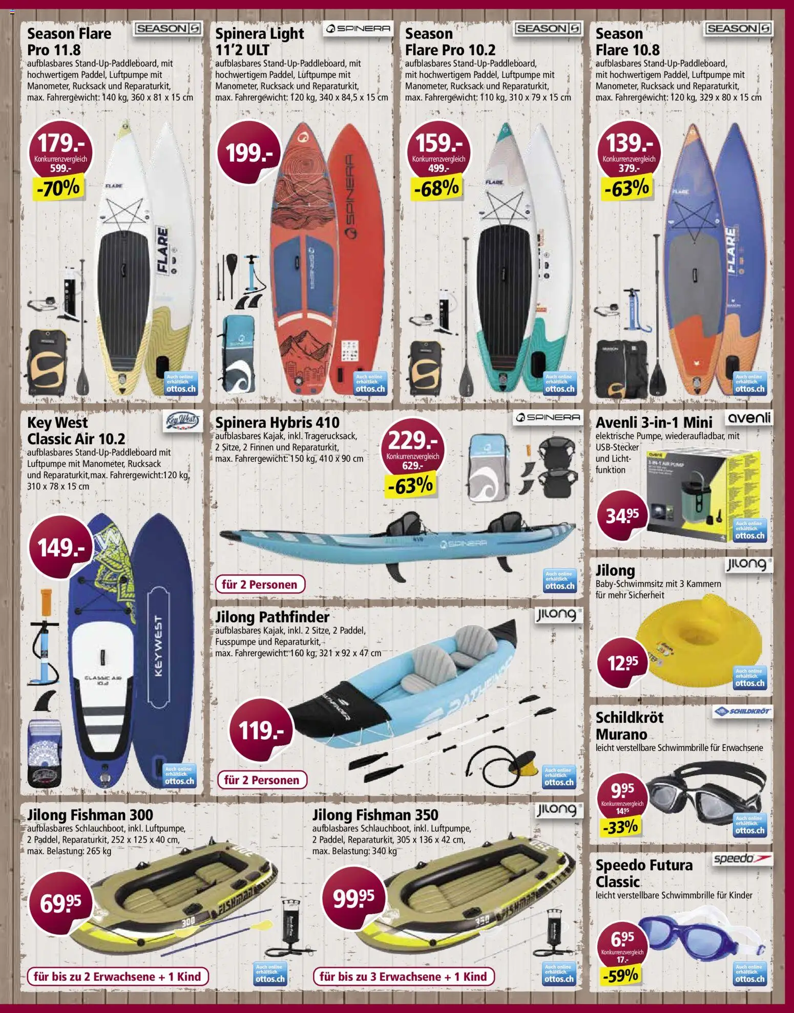 Otto's aktionen – gültig ab 11.05.2026 | Seite: 15 | Produkte: Luftpumpe, Schwimmbrille, Rucksack