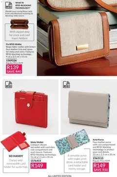 Avon specials catalogue – valid from 01.06.2026 | Page: 8 | Products: Radio, Wallet, Purse