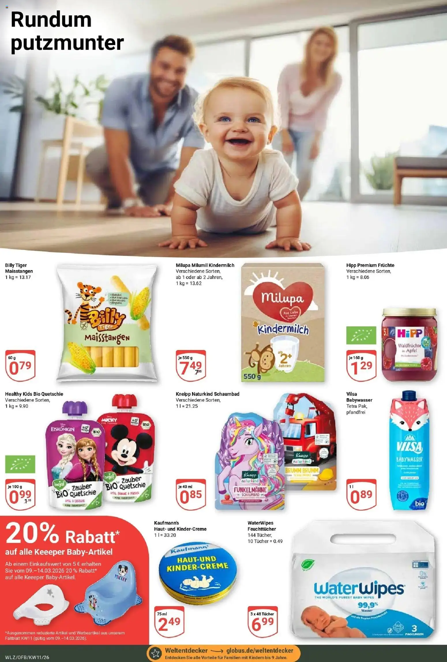 Globus prospekt Weischlitz	 – gültig ab 09.03.2026 | Seite: 20 | Produkte: Äpfel, Wasser