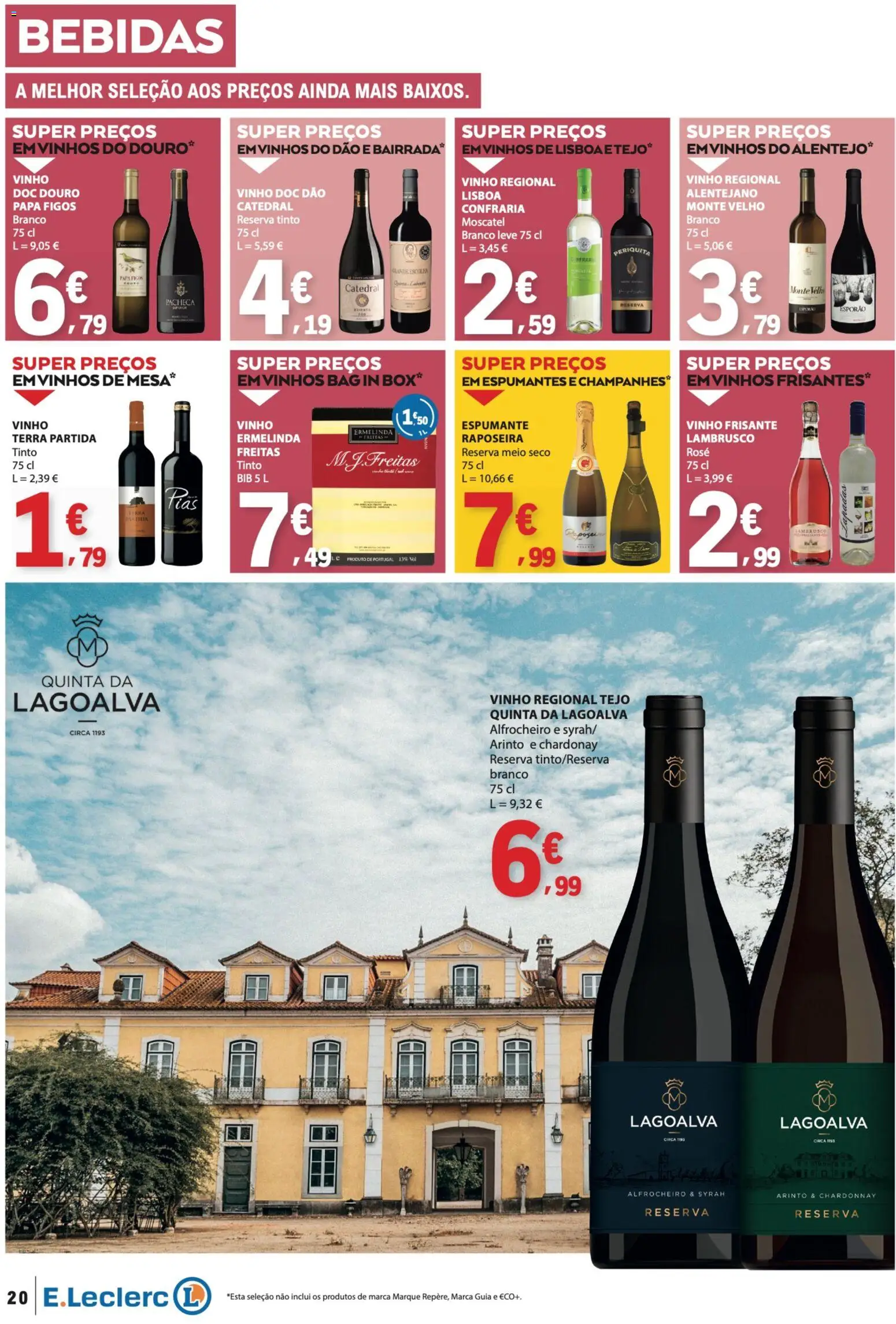 E.Leclerc folheto │ válido de 28.05.2026 | Página: 20 | Produtos: Espumante, Mesa, Vinho