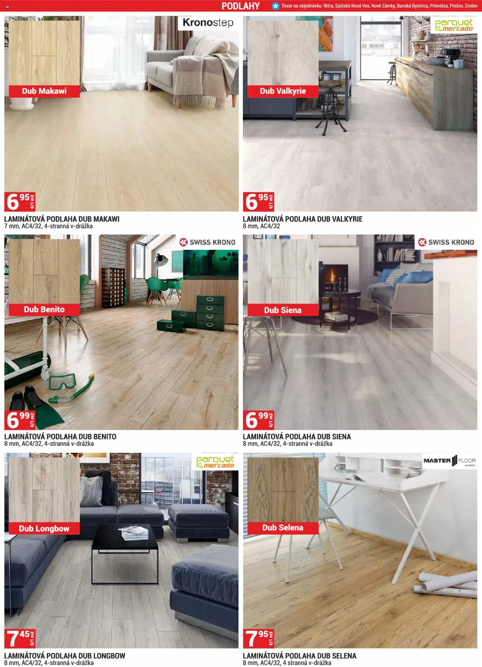 Nové Merkury Market akcie – leták je platný od 01.04.2026 | Strana: 30 | Produkty: Podlaha, Laminátová podlaha