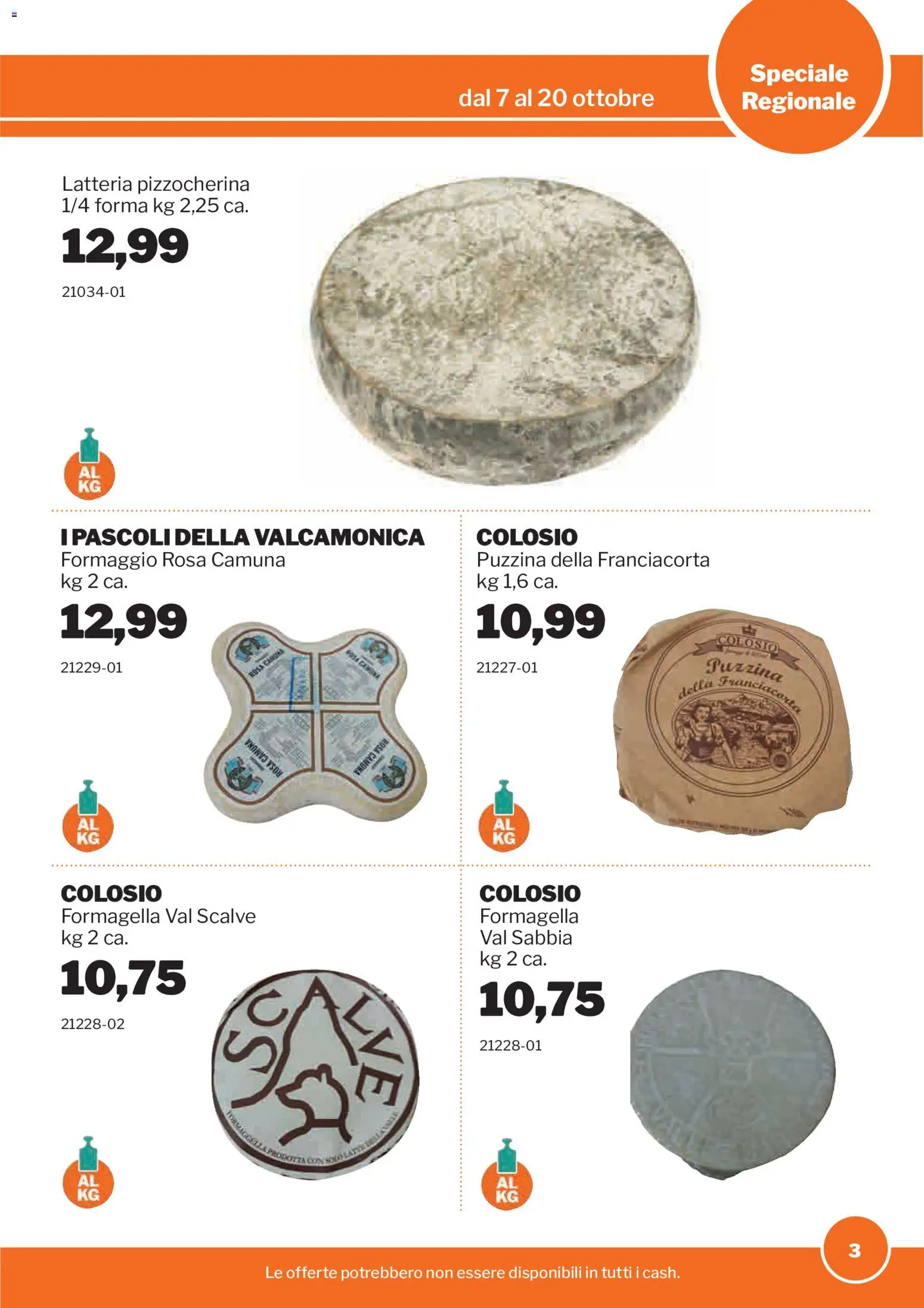 Volantino Sogegross del 07/10/2026 | Pagina: 3 | Prodotti: Formaggio