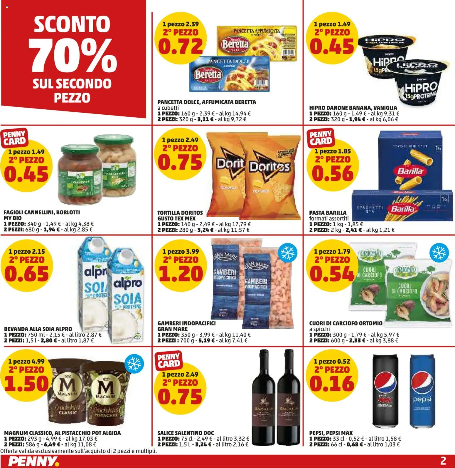 Volantino PENNY del 21.05.2026 | Pagina: 2 | Prodotti: Pancetta, Fagioli, Pasta, Pepsi