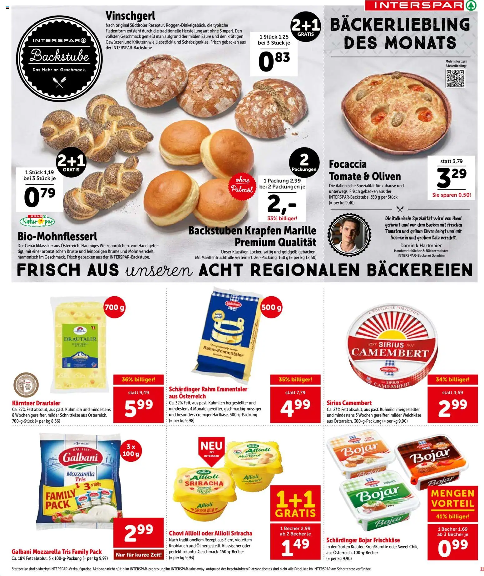 Interspar Flugblatt - Vorarlberg gültig ab 18.06.2026 | Seite: 11 | Produkte: Salz, Knoblauch, Szeder, Öl