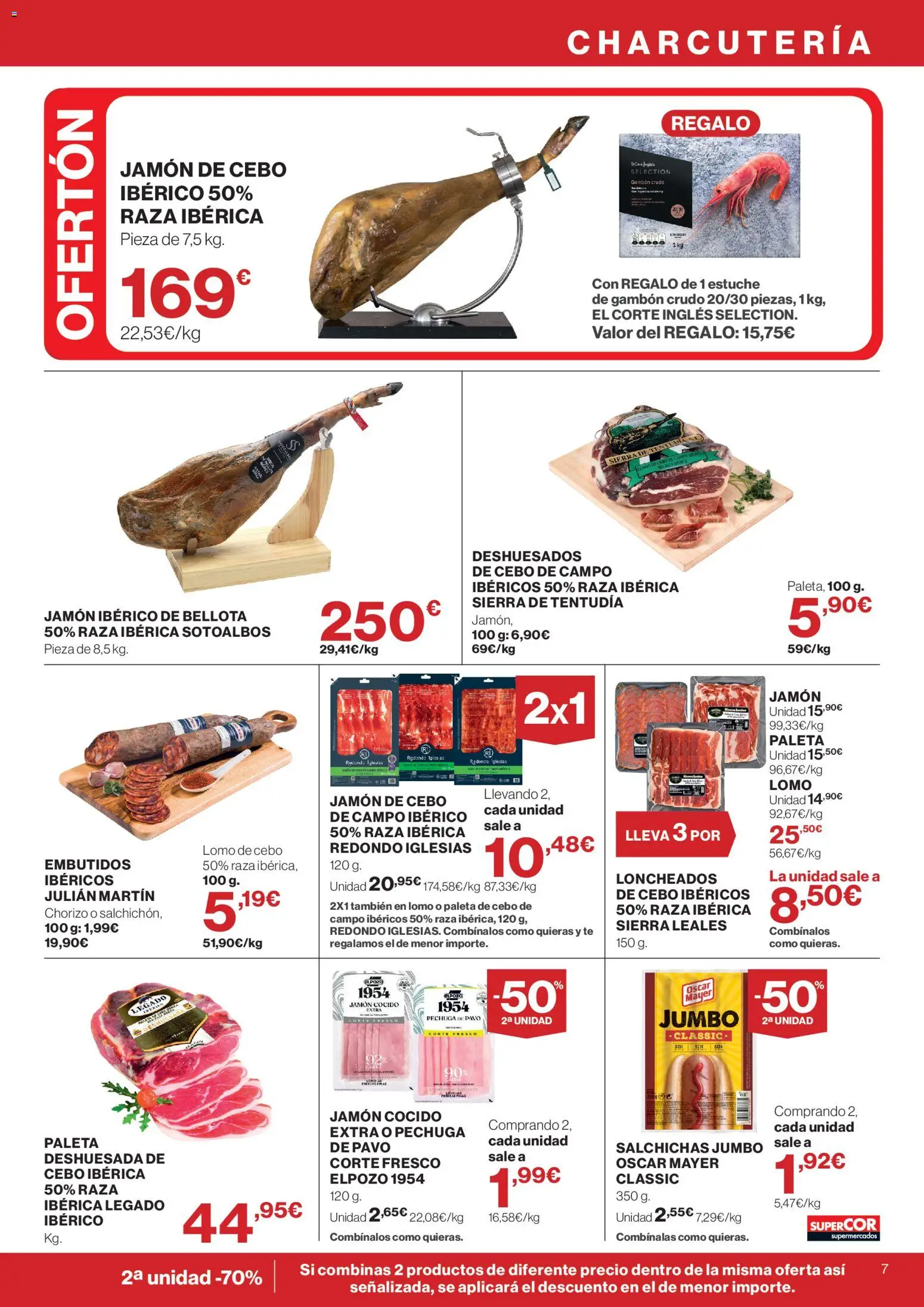 Supercor Canarias │ válido desde el 16/07/2026 | Página: 7 | Productos: Jamón, Jamón cocido, Té, Νυχτικό