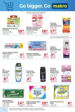 Pogląd oferty "Makro gazetka" - ważna od 09.06.2026 | Strona: 20 | Produkty: Podpaski bella, Maszynki do golenia, Dezodorant, Pasta do zębów