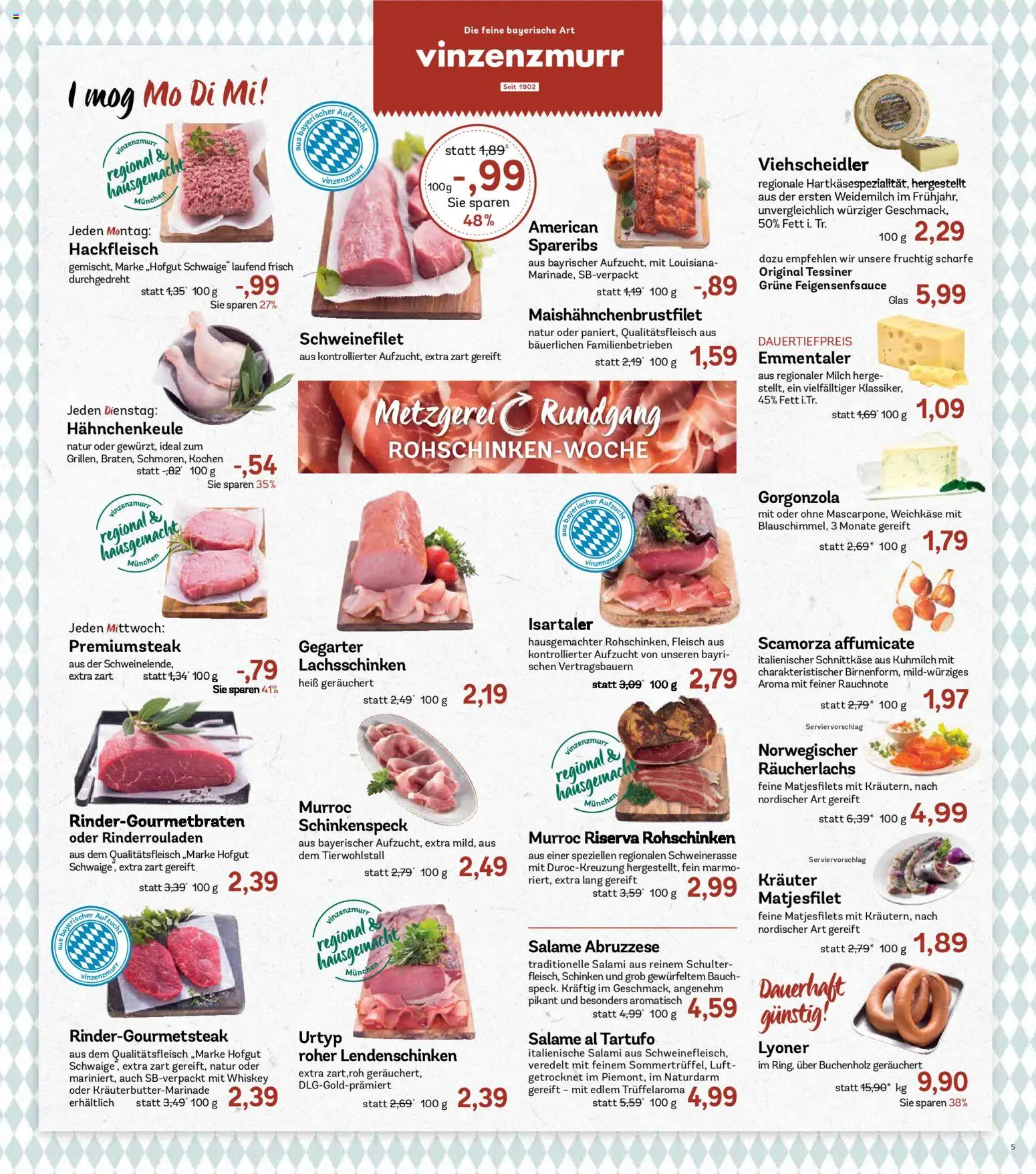 AEZ Prospekt – gültig ab 31.08.2026 | Seite: 5 | Produkte: Hünchen, Schinken, Fleisch, Whiskey