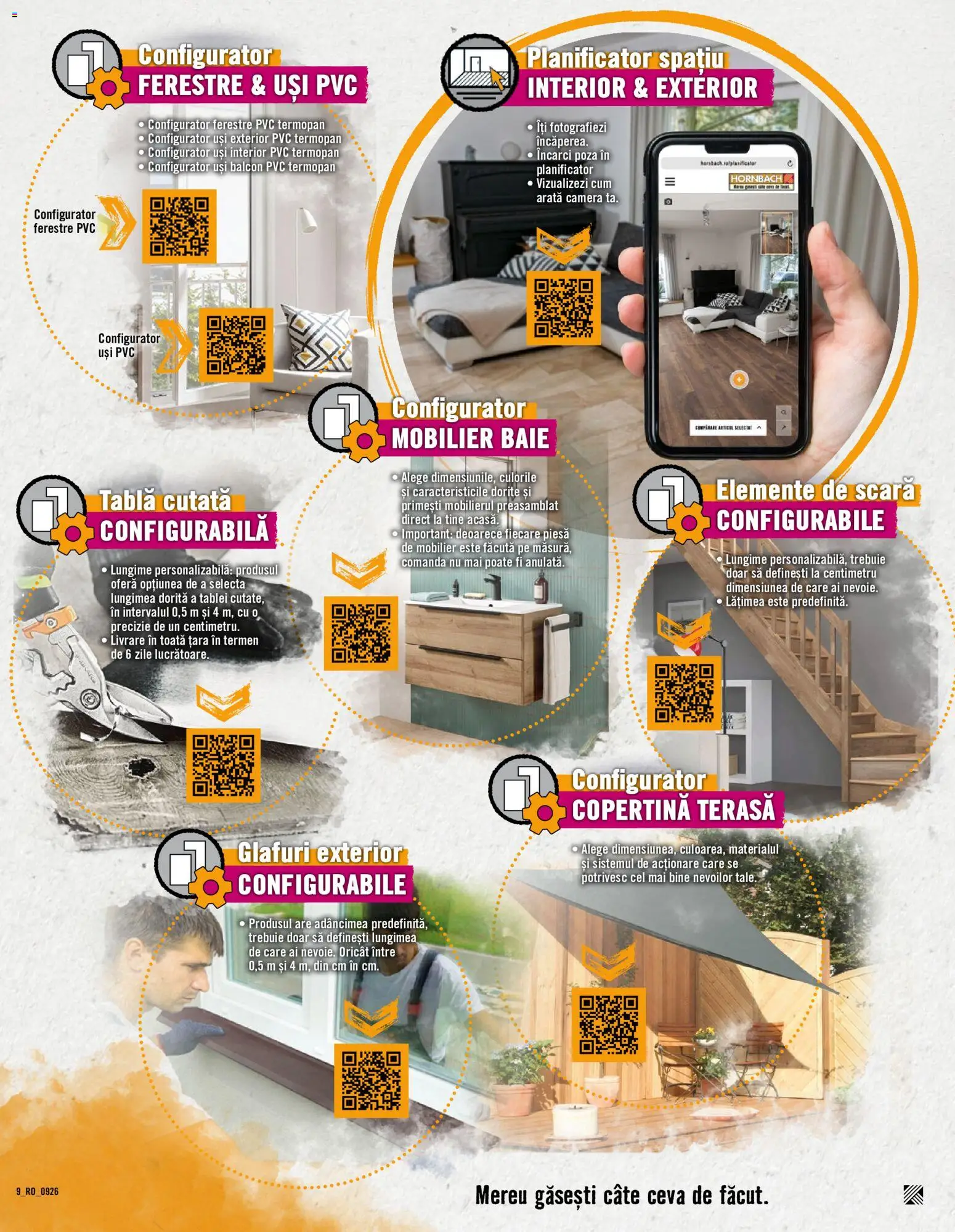 Noul catalog Hornbach – valabil de la 15.09.2026 | Pagină: 9 | Produse: Cameră, Copertină, Tablă, Scară