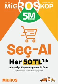 06 Ağustos 2026 tarihinden itibaren geçerli olan Migros kataloğu önizlemesi