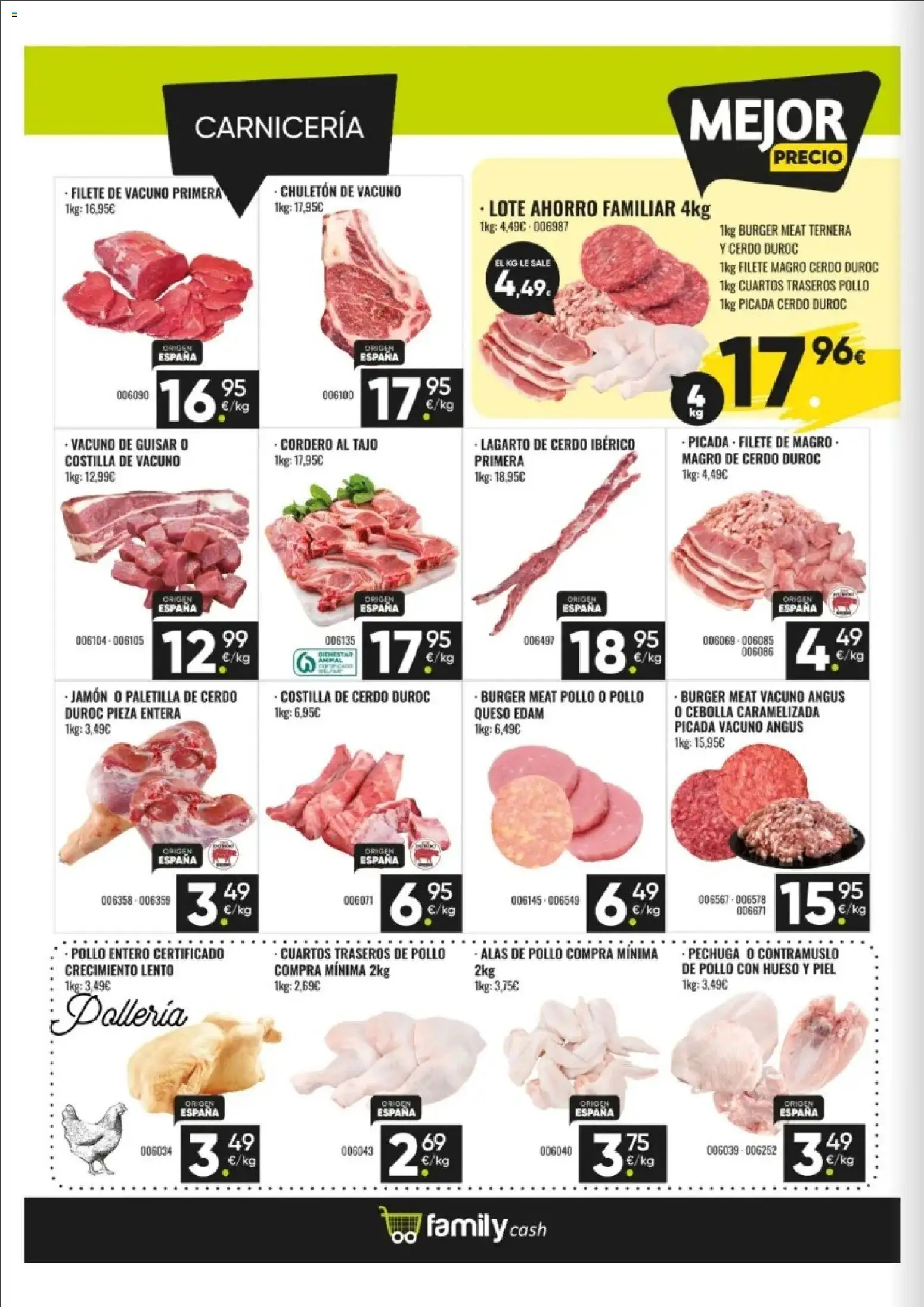 Family Cash folleto │ válido desde el 12/10/2026 | Página: 2 | Productos: Queso Edam, Costilla de cerdo, Cordero, Pollo