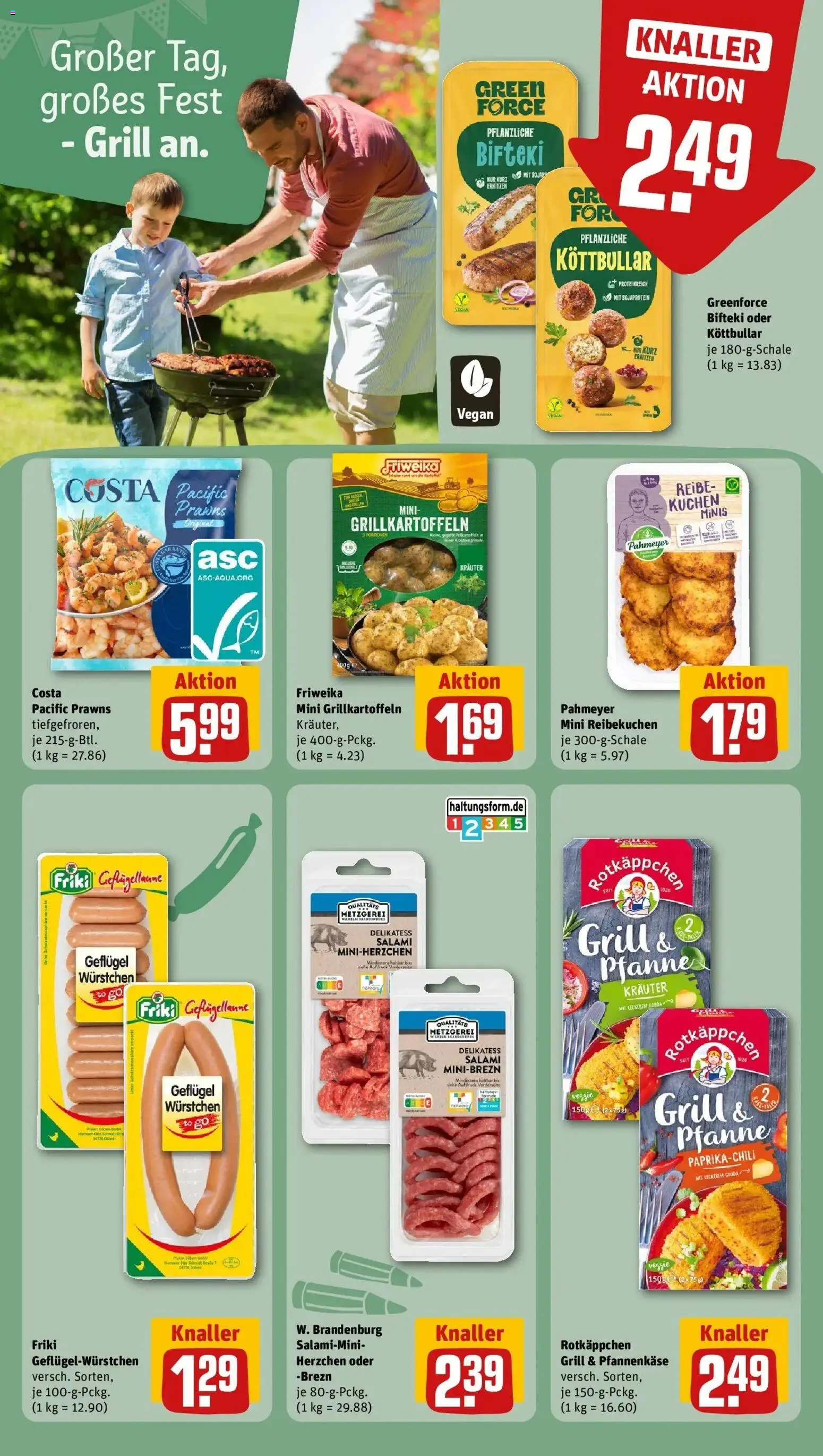 REWE Prospekt ab 10.08.2026 zum Blättern » Angebote | Seite: 19 | Produkte: Grill, Gouda, Rotkäppchen, Salami