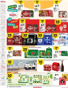 Pré-visualização CERVEJA C/ ÁLCOOL SUPER BOCK TARA PERDIDA, Cerveja com álcool Super Bock, embalagem tara perdida. EMB.: 35 X 20 CL válido de 19.05.2026 | Página: 34