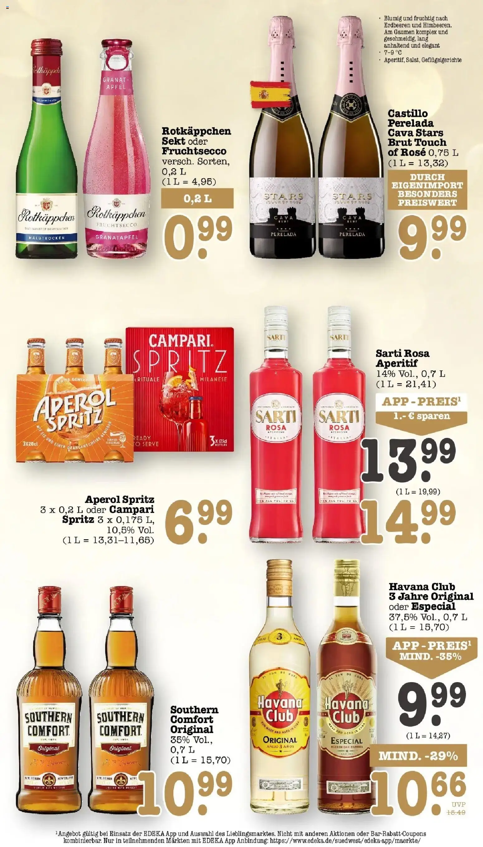 Edeka Prospekt Wörth Am Rhein (ab 21.09.2026) » Angebote Online | Seite: 50 | Produkte: Havana club, Sekt, Fruchtsecco, Eis