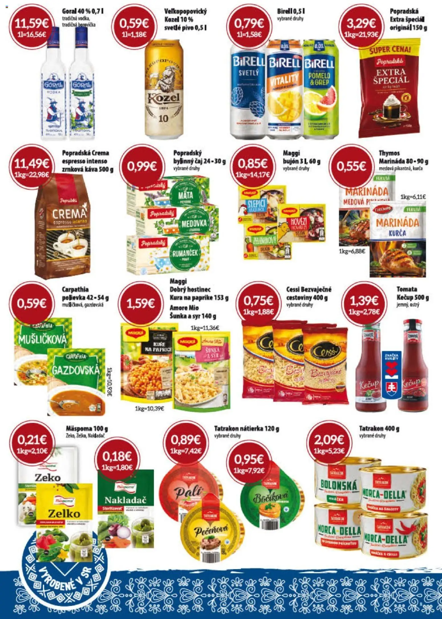 Nové KARMEN CBA akcie – leták je platný od 04.06.2026 | Strana: 8 | Produkty: Káva, Cestoviny, Kurča, Pomelo