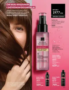 Colour Vitality Balzam za kosu, Hair conditioner in a black bottle, 250 ml. - pregled AVON kataloga - važi od 01.06.2026 | Strana: 143