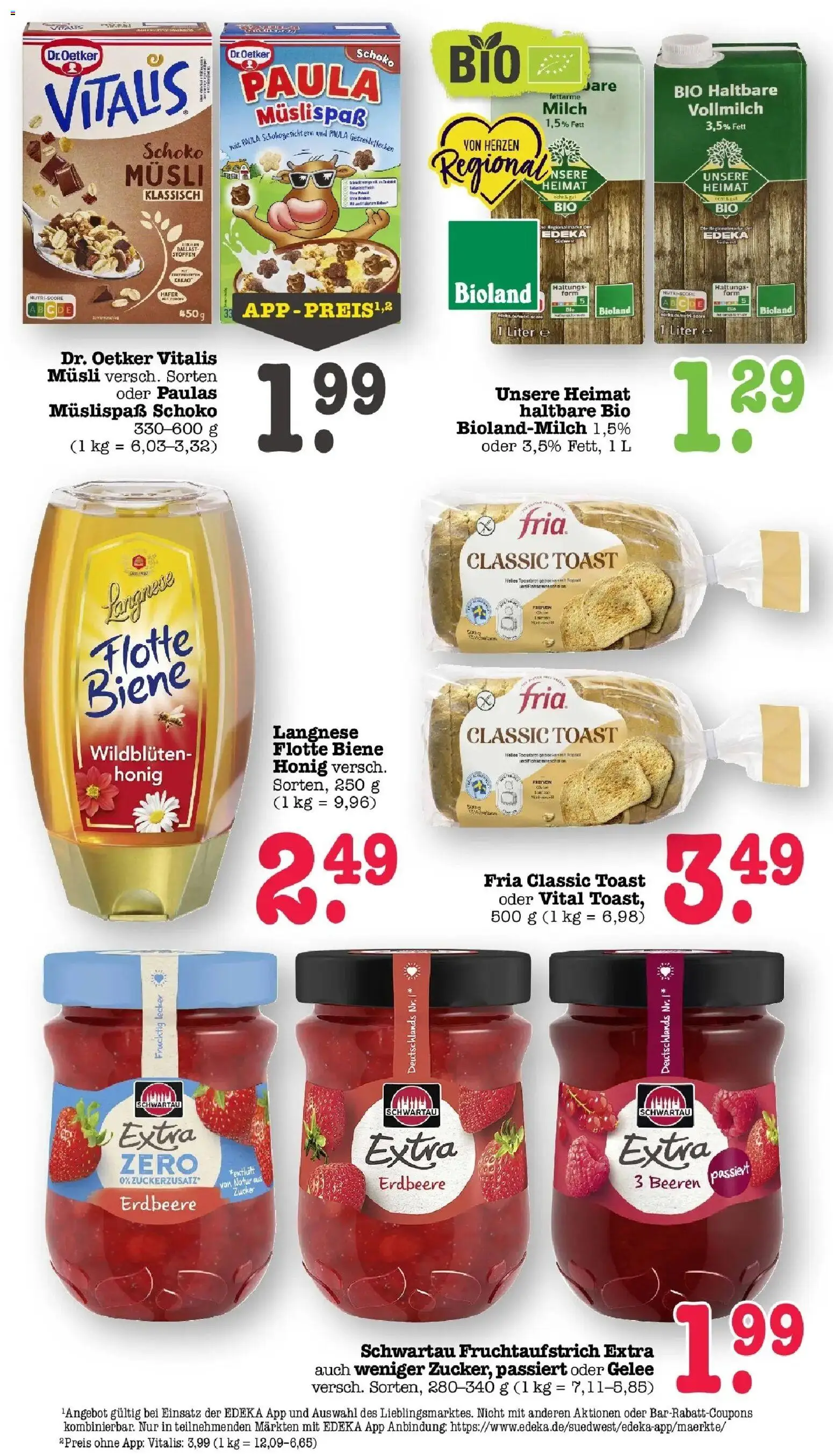 Edeka prospekt Bühlertal	 – gültig ab 10.05.2026 | Seite: 41 | Produkte: Musli, Langnese, Toast, Schwartau extra