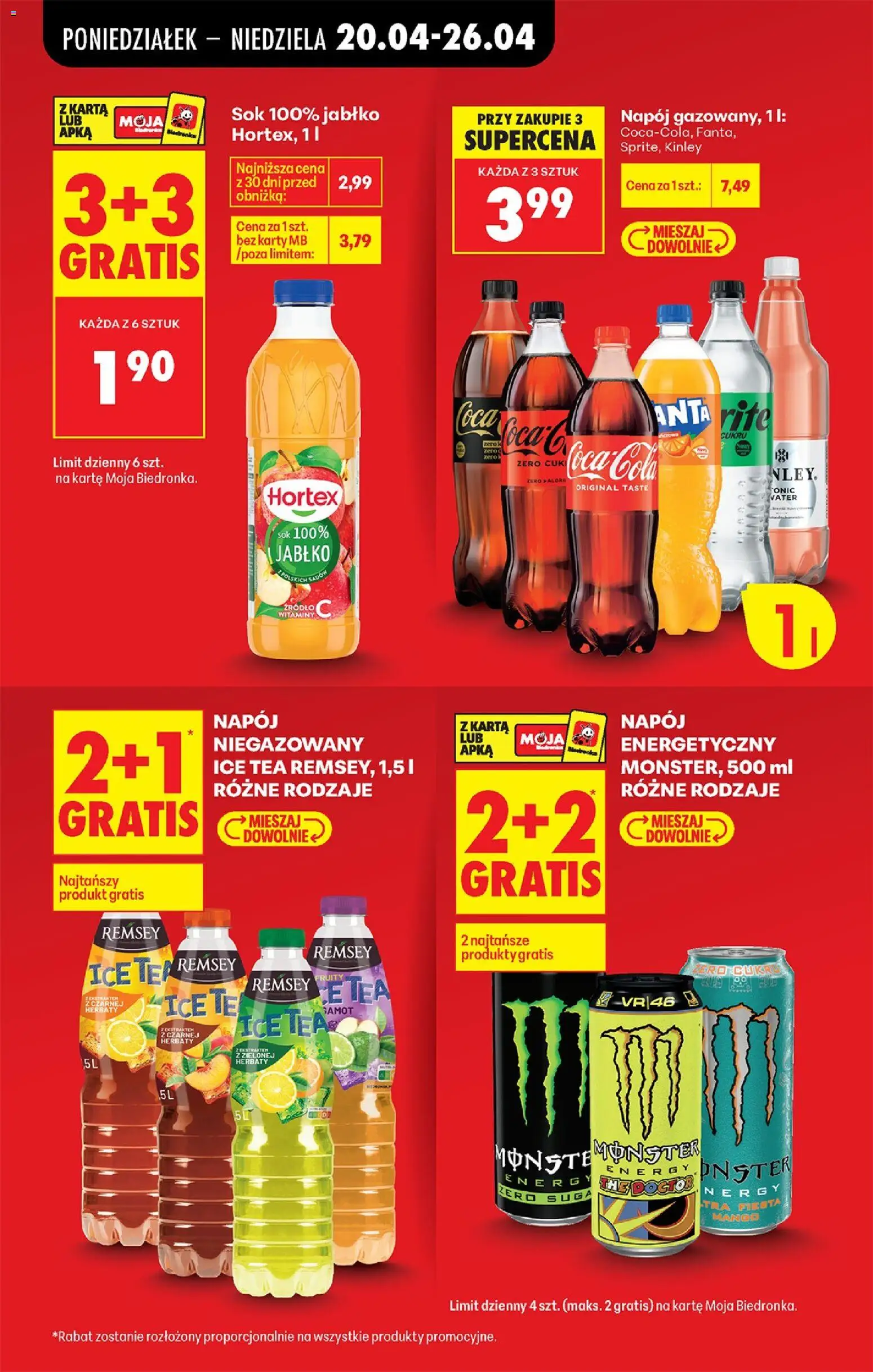 Biedronka gazetka od poniedziałku od 20.04.2026 | Strona: 31 | Produkty: Mango, Karta, Ice Tea, Sok