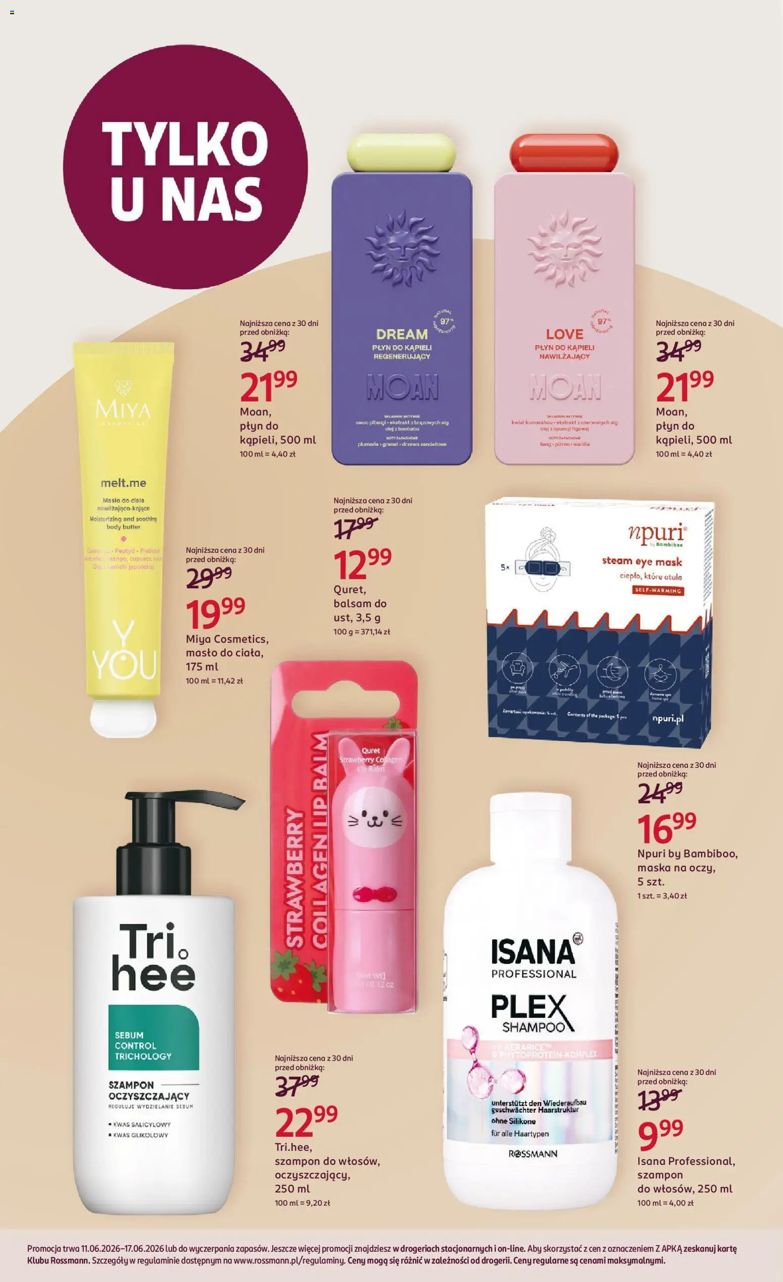 Rossmann gazetka od 11.06.2026 | Strona: 3 | Produkty: Masło, Olej, Body, Maska