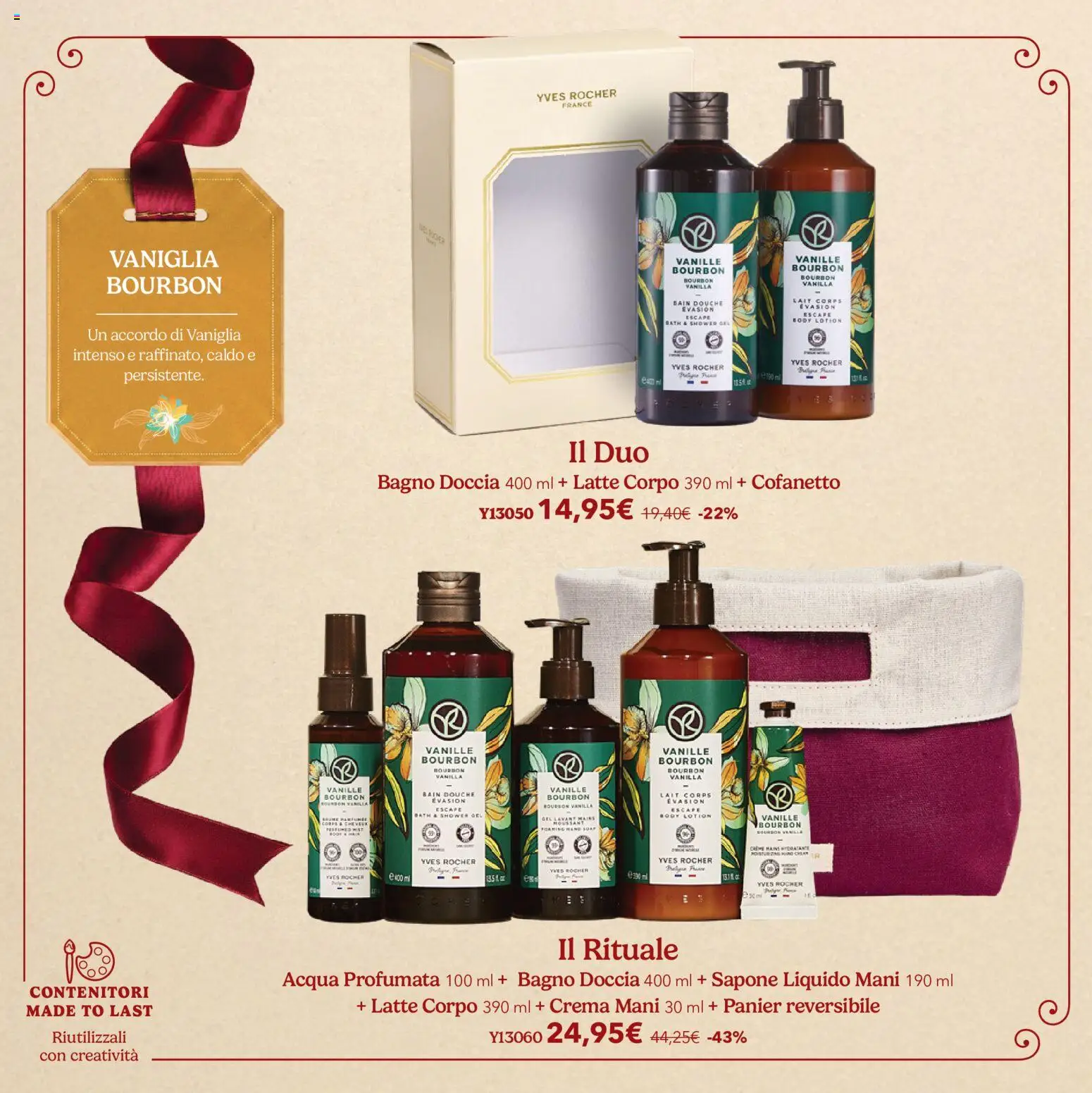Volantino Yves Rocher del 20/10/2026 | Pagina: 58 | Prodotti: Vaniglia, Acqua, Latte, Doccia