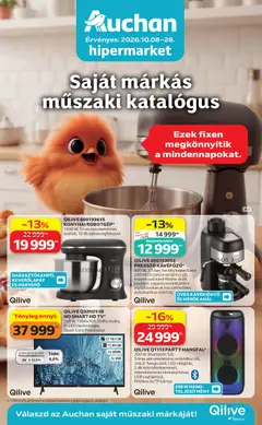 Auchan Qilive ajánlatok - amely érvényes a következő dátumtól: 2026.10.08.