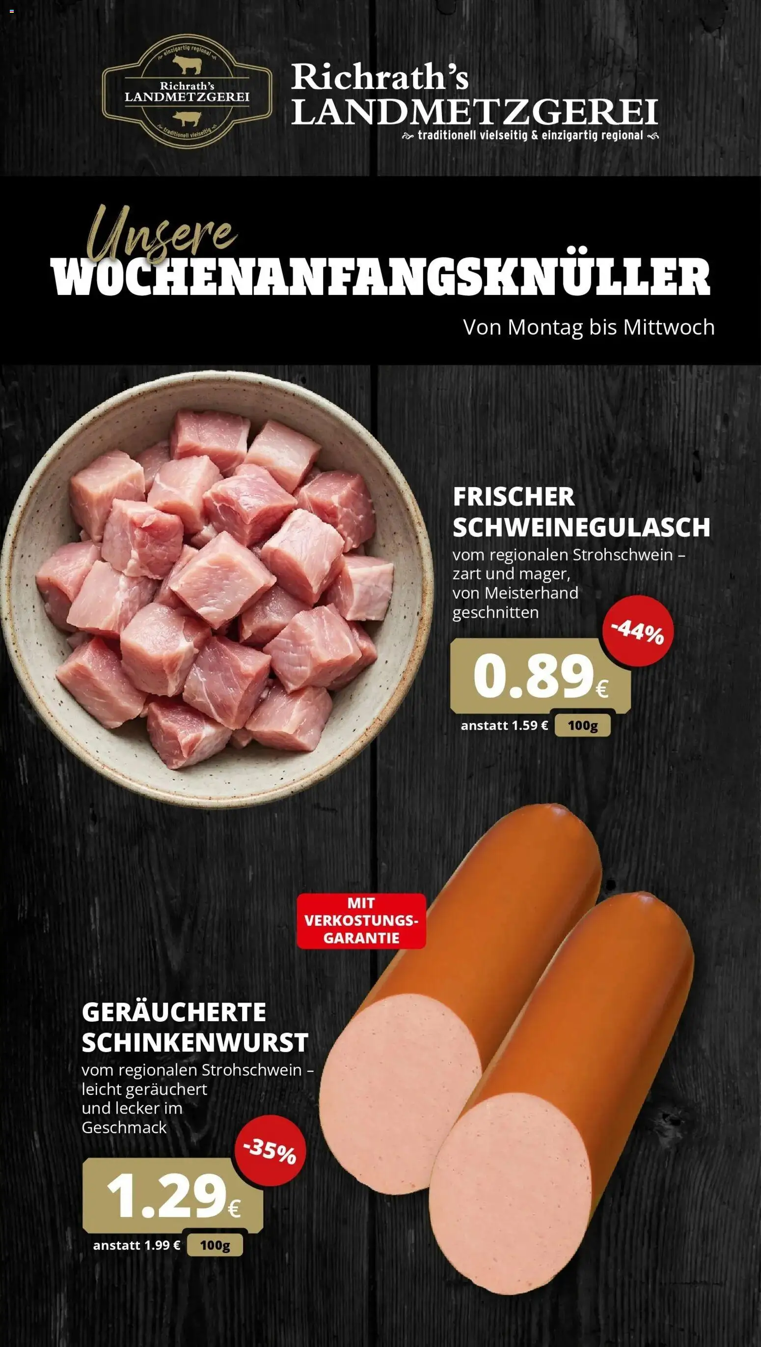 REWE Prospekt ab 19.10.2026 zum Blättern » Angebote | Seite: 11 | Produkte: Schweinegulasch