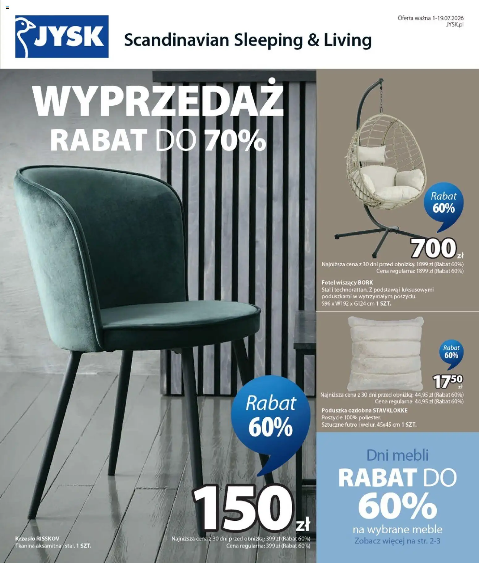 JYSK gazetka 01.07.2026 catalogue cover