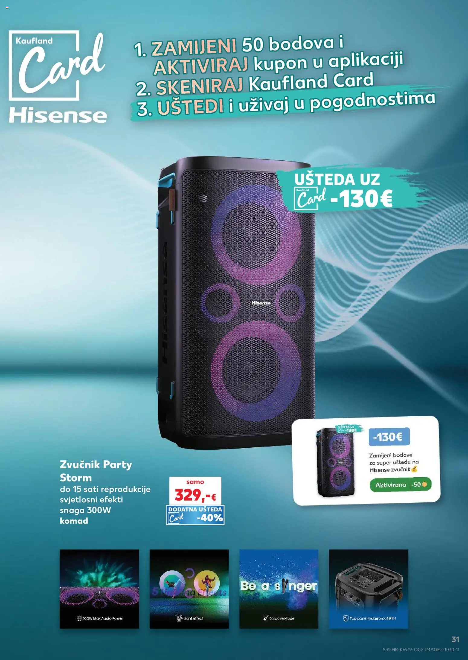 Kaufland katalog | vrijedi od 06.05.2026 | Stranica: 31 | Proizvodi: Audio, Zvučnik