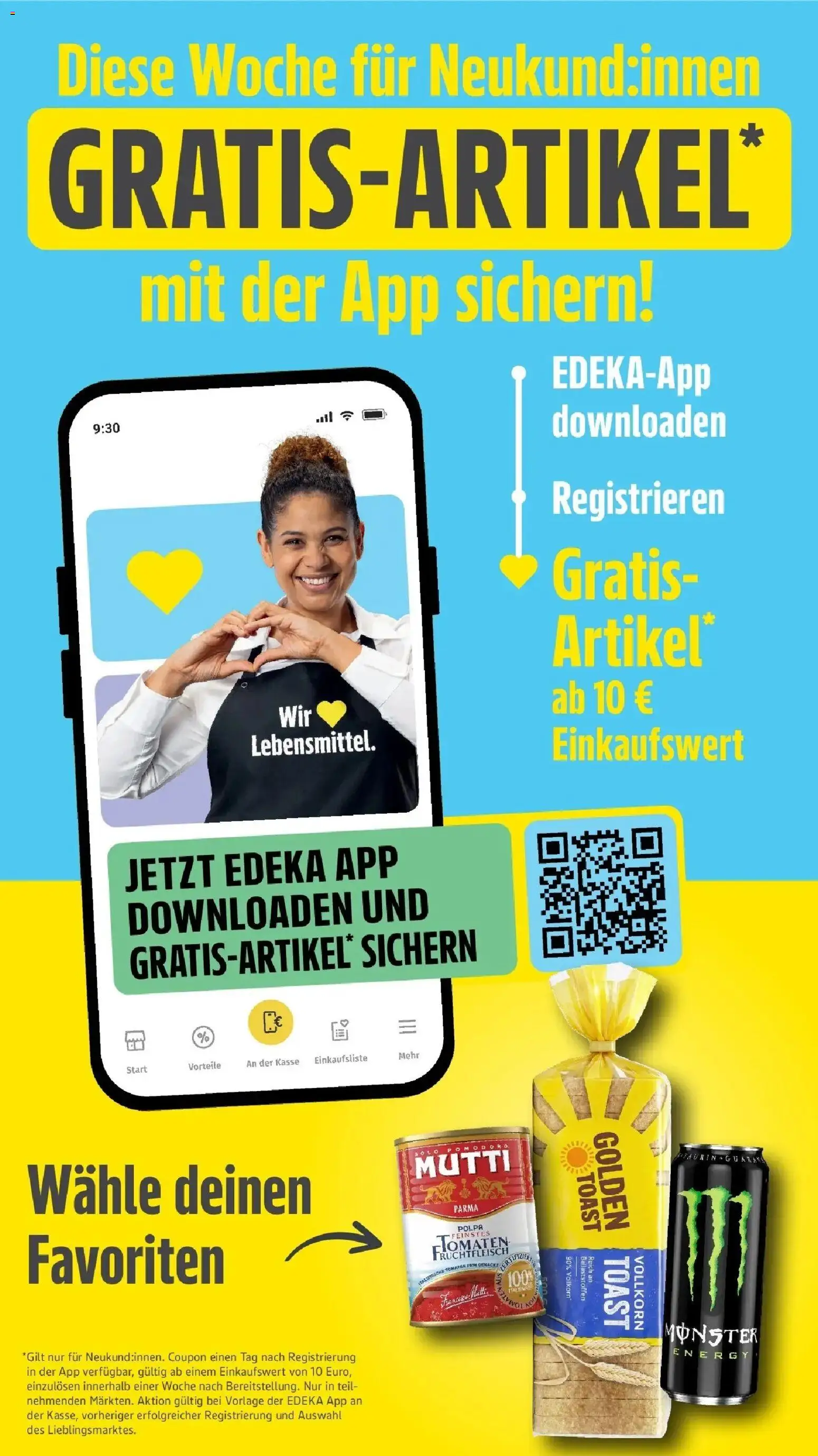 Edeka Prospekt Singen (ab 31.08.2026) » Angebote Online | Seite: 3 | Produkte: Toast, Tomaten, Monster