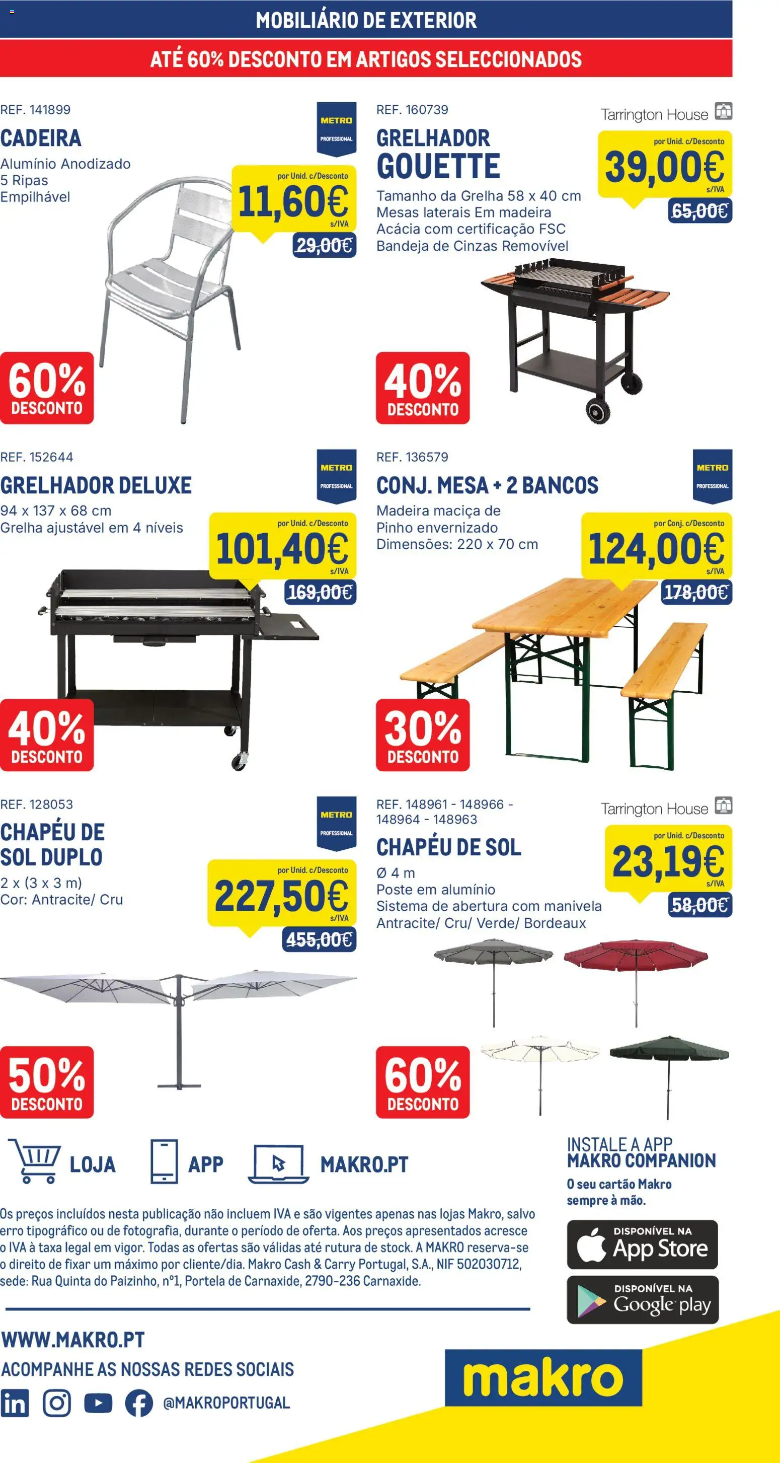 Makro folheto │ válido de 18/08/2026 | Página: 25 | Produtos: Chapéu, Bandeja, Mesa, Cadeira