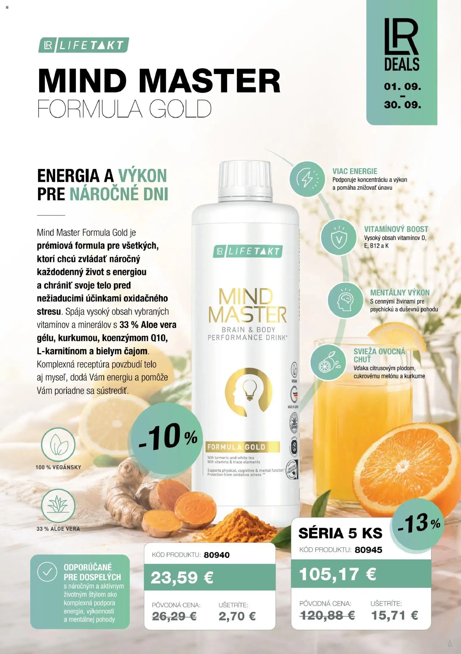 Nové LR akcie – leták je platný od 01.09.2026 | Strana: 6 | Produkty: Aloe Vera