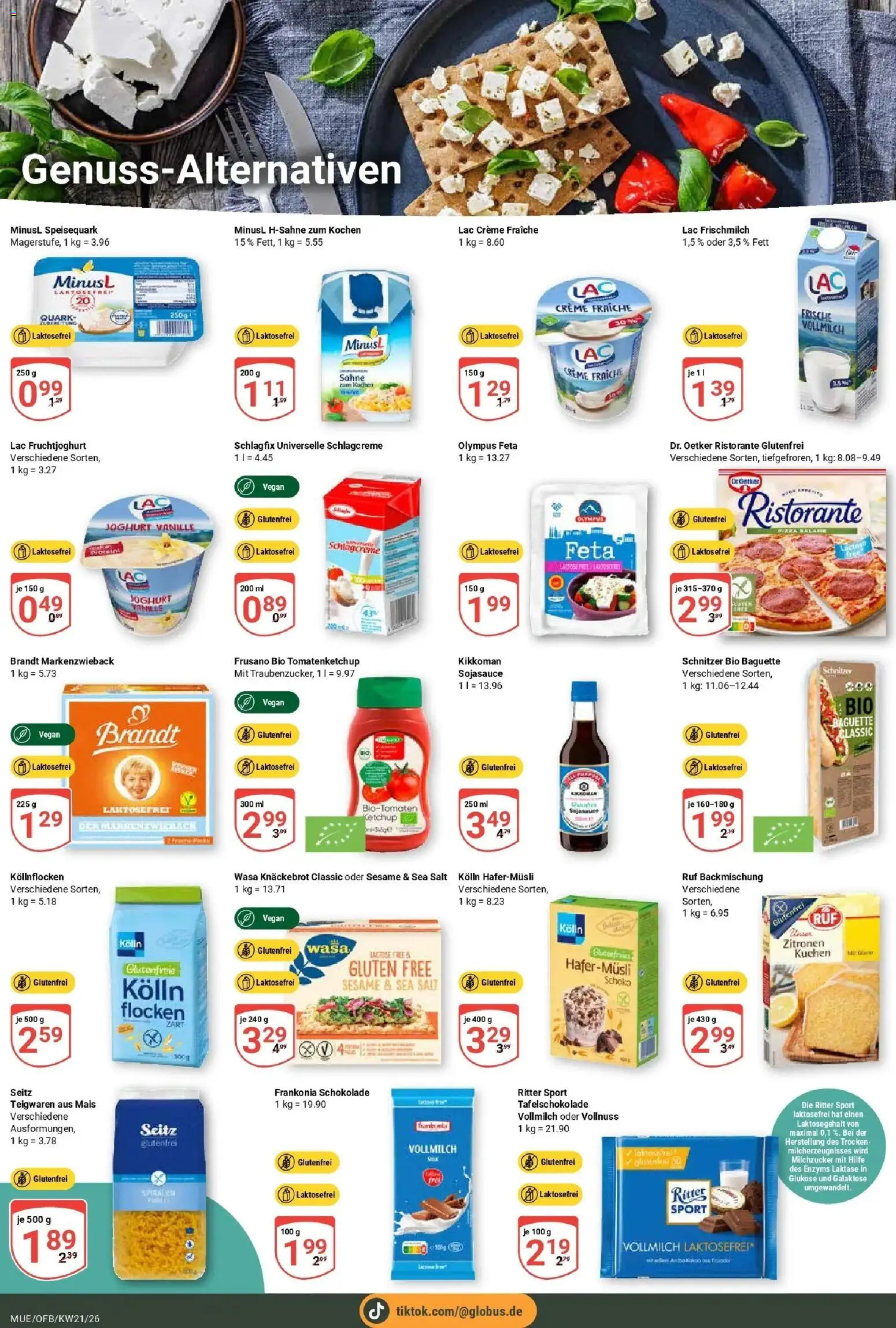 Globus Prospekt Mühldorf – gültig ab 17.05.2026 | Seite: 13 | Produkte: Quark, Joghurt, Ketchup, Flocken