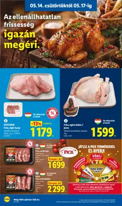 HÚSFARM Friss, light karaj, Szeletelt, hártyázott 400 g; 1 kg = 2948 Ft - amely érvényes a következő dátumtól: 14.05.2026 | Oldal: 6