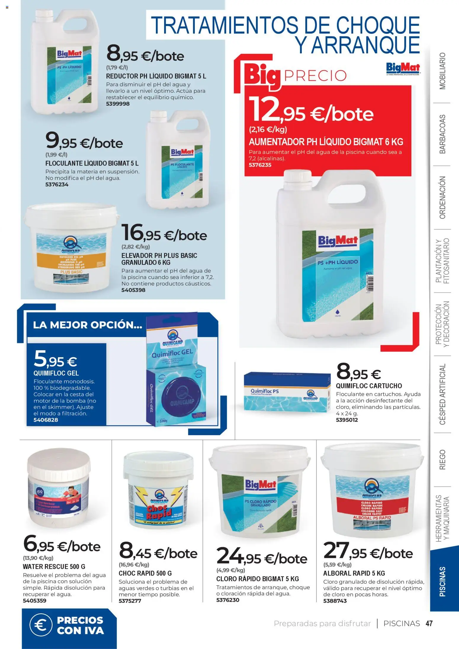 BigMat - Jardin y Piscinas 2026 │ válido desde el 23.03.2026 | Página: 47 | Productos: Cesta