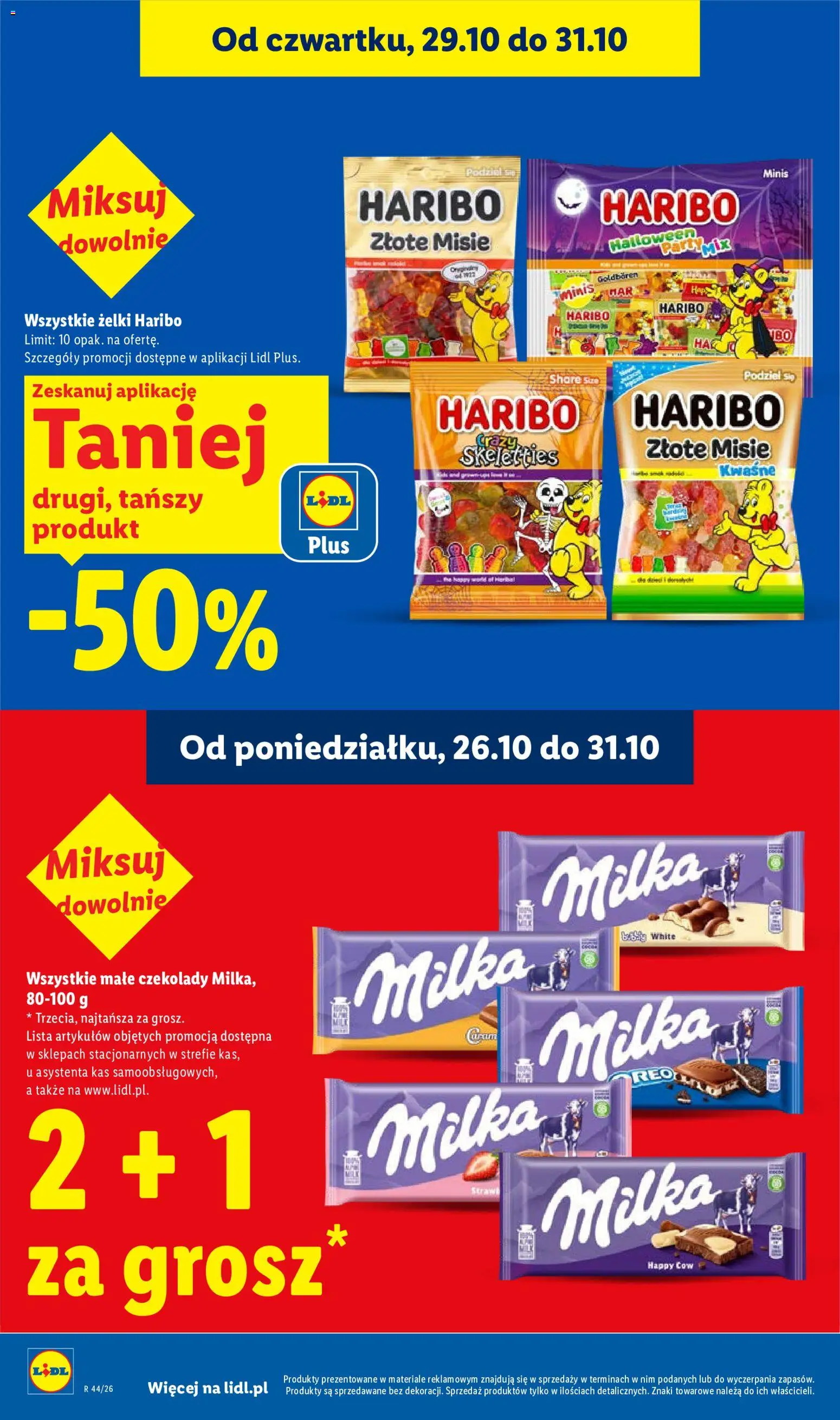 Lidl Polsko leták od 29.10.2026 | Strana: 20 | Produkty: Milka, Haribo